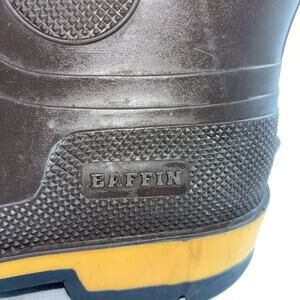 BAFFIN Enduro Rubber Boots Mens Sz 12 Brown Work Boot LM46532